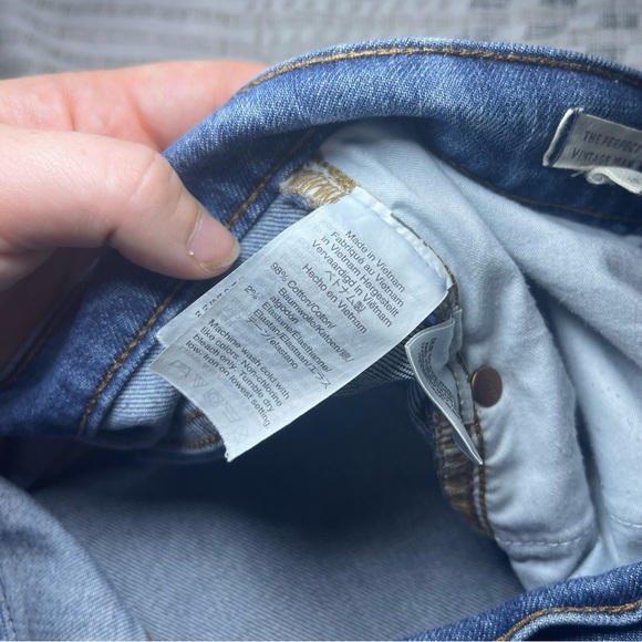 Madewell Women’s Perfect Vintage Jean Size 29 High Rise Straight Crop Blue Denim - Picture 10 of 13